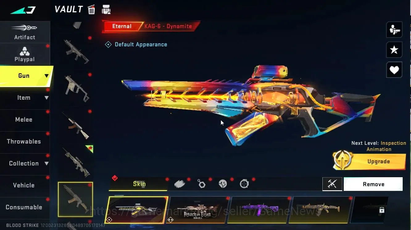 Blood Strike Accounts ASIA|6 ETERNAL[ZERO-Odashadow,AK47 Lv5,M700 Lv3,QB image 18