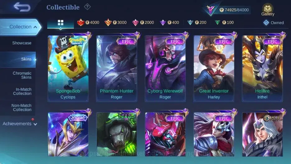 Mobile Legends: Bang Bang Accounts Global|Skin 344|Renowned|KOF Karina ,Saintsaiya Ba image 10