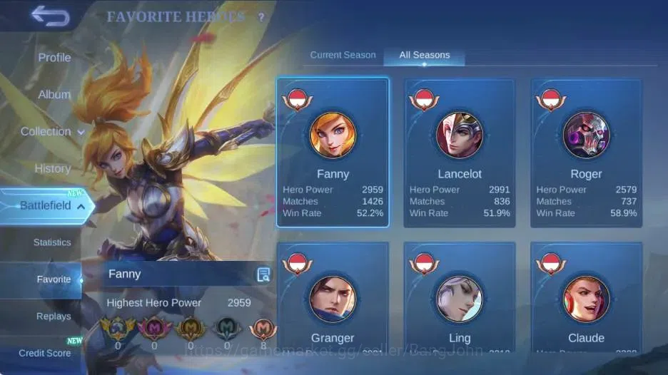 Mobile Legends: Bang Bang Accounts Global|Skin 344|Renowned|KOF Karina ,Saintsaiya Ba image 4