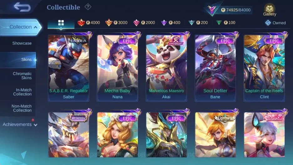 Mobile Legends: Bang Bang Accounts Global|Skin 344|Renowned|KOF Karina ,Saintsaiya Ba image 7