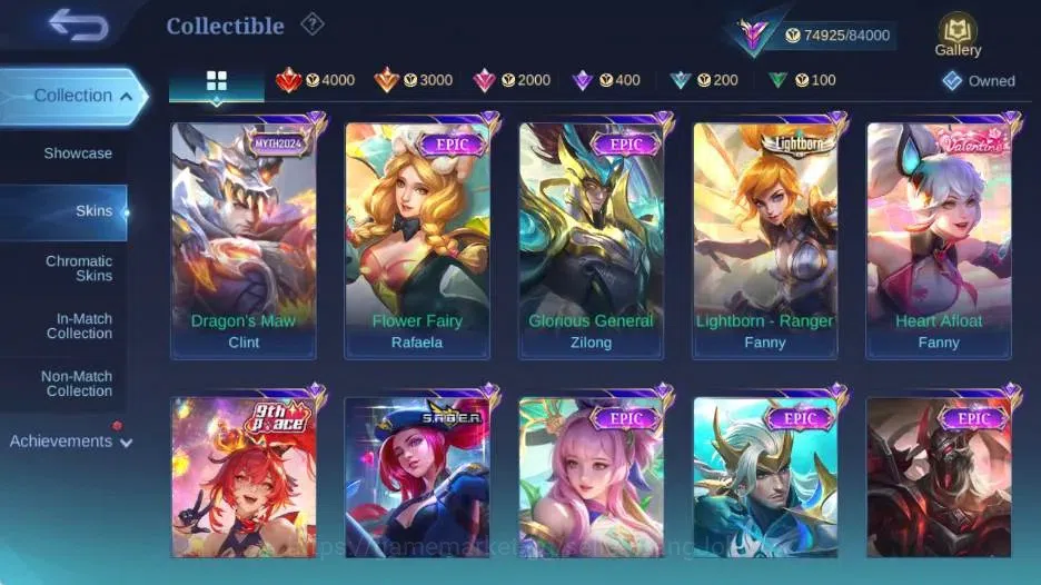 Mobile Legends: Bang Bang Accounts Global|Skin 344|Renowned|KOF Karina ,Saintsaiya Ba image 8