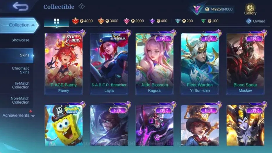 Mobile Legends: Bang Bang Accounts Global|Skin 344|Renowned|KOF Karina ,Saintsaiya Ba image 9