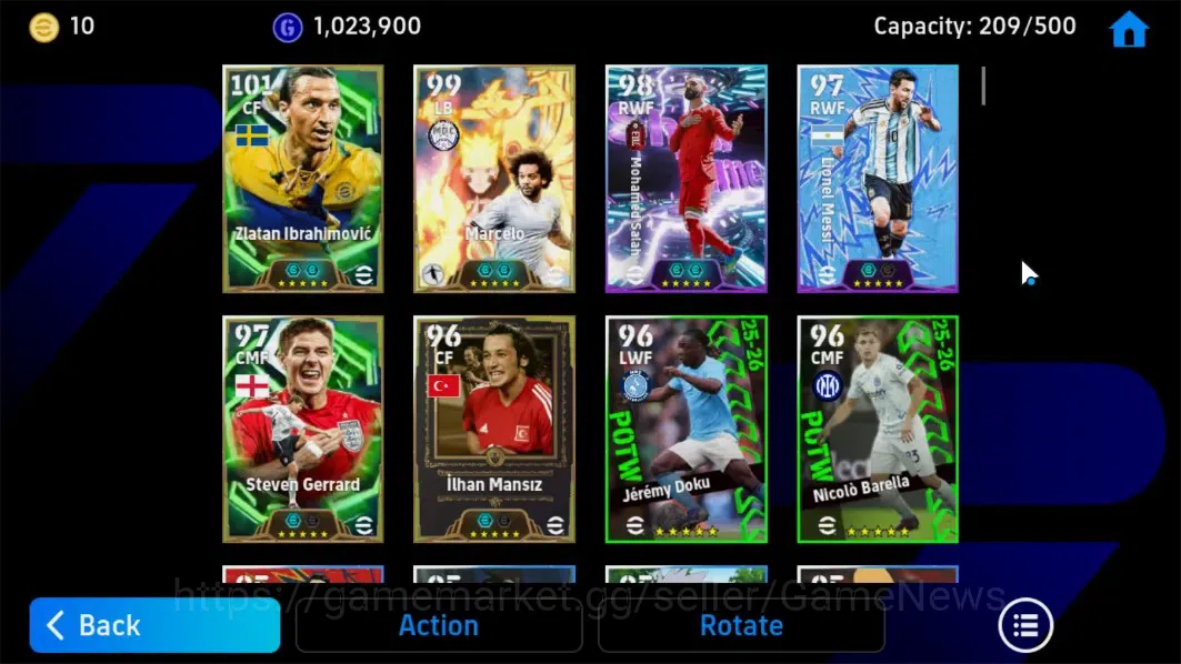 eFootball Accounts Android|Zlatan Ibrahimovic,Mohamed Salah,Ilhan Man image 5
