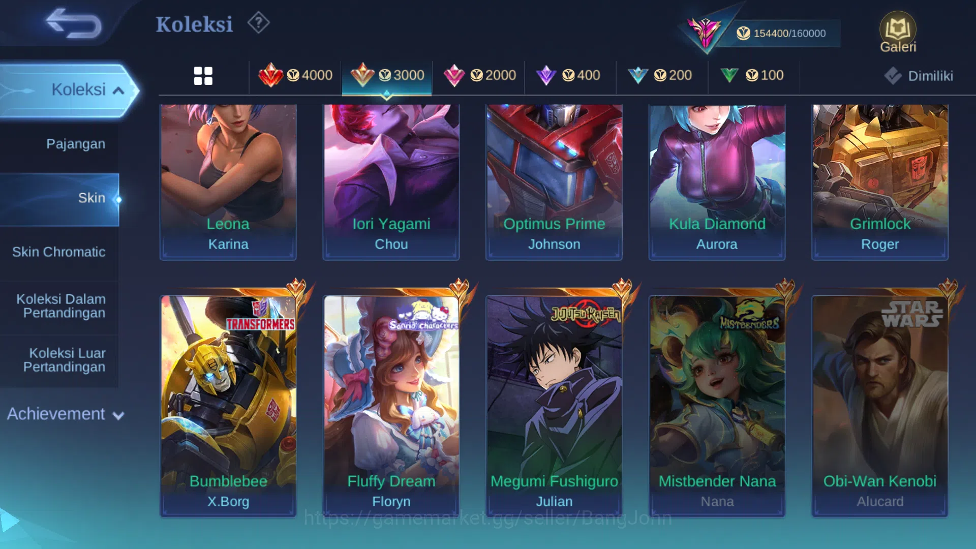 Mobile Legends: Bang Bang Accounts Hero 131 | Skin 484 | Ex Glory 55 | Legend Saber | image 10
