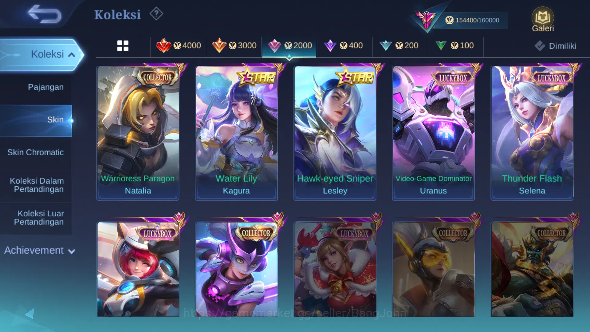 Mobile Legends: Bang Bang Accounts Hero 131 | Skin 484 | Ex Glory 55 | Legend Saber | image 12