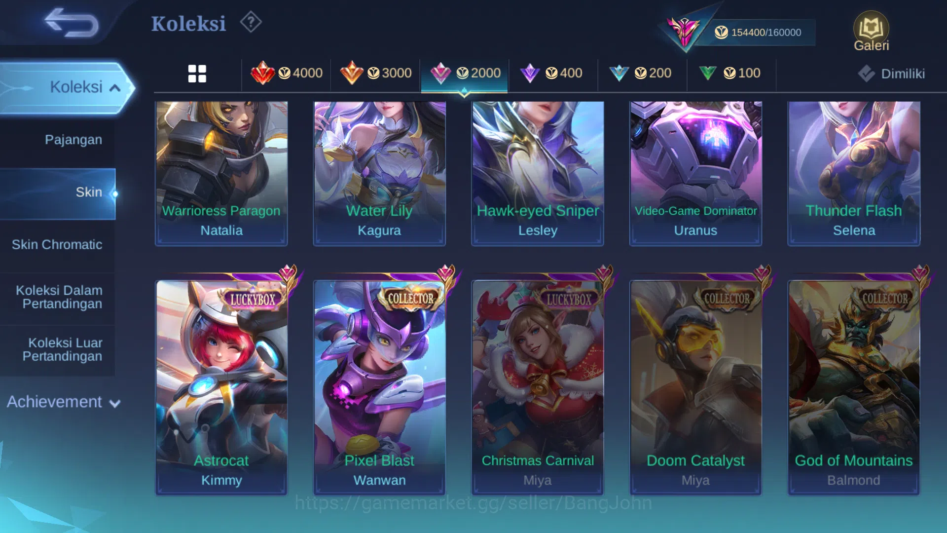 Mobile Legends: Bang Bang Accounts Hero 131 | Skin 484 | Ex Glory 55 | Legend Saber | image 13