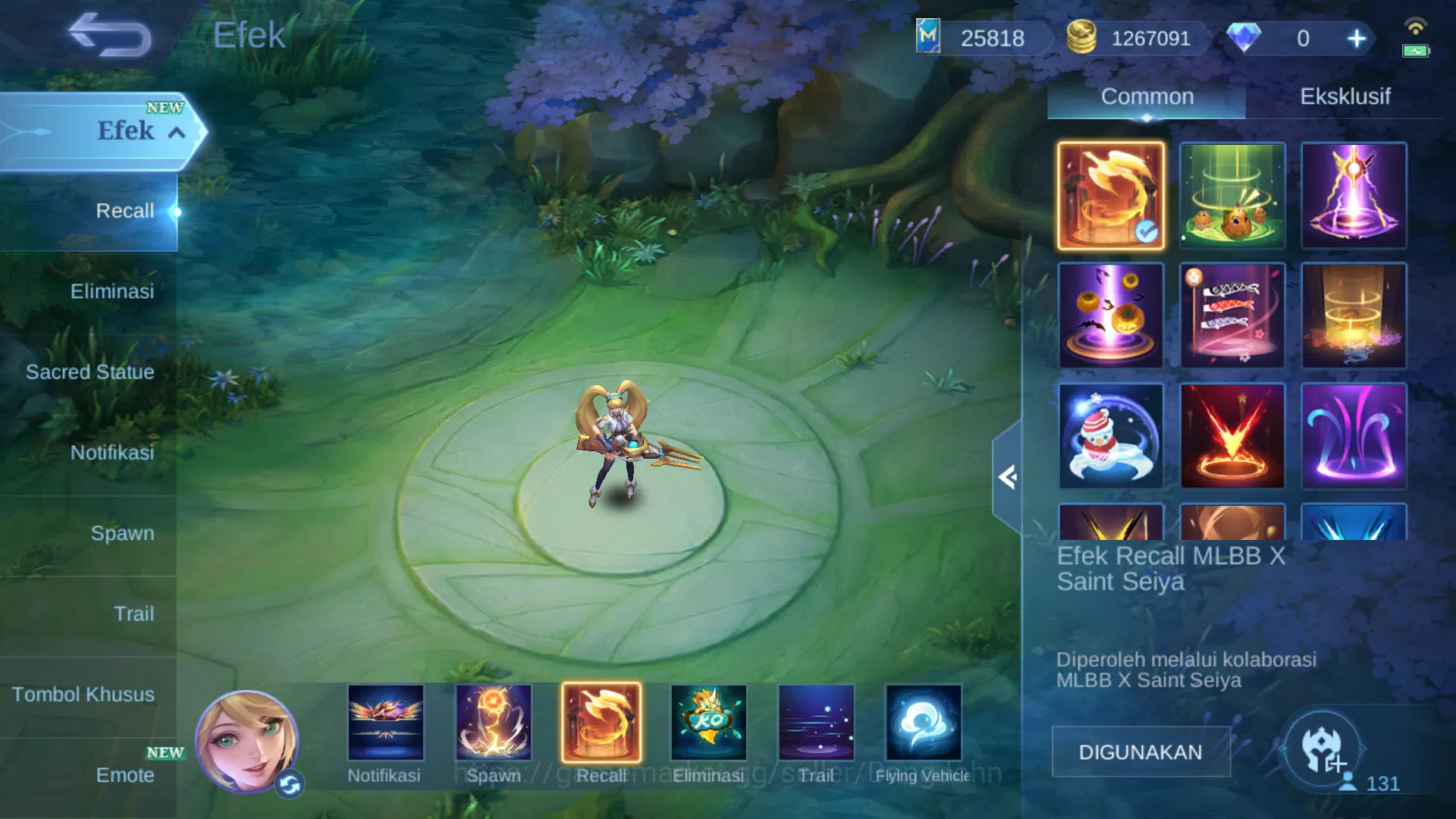 Mobile Legends: Bang Bang Accounts Hero 131 | Skin 484 | Ex Glory 55 | Legend Saber | image 4