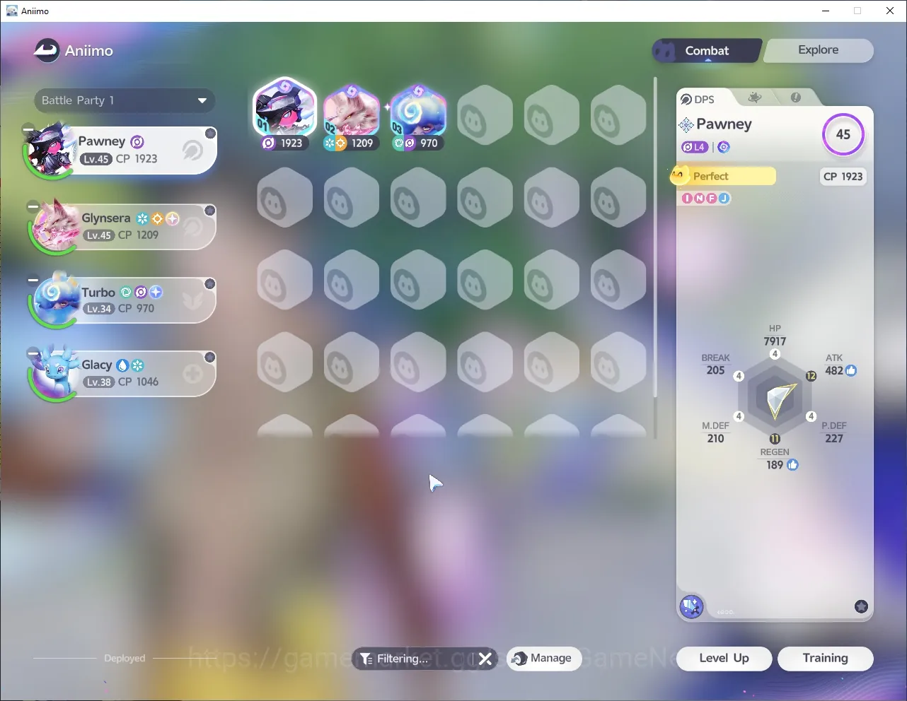 Aniimo Accounts Mid Game APAC |Lv 43| 3 Prismana (Pawney,Glynsera SP9,Turbo Dazzling SP) |5 Sparkling,4 Umbral|Aniilog Lv 1