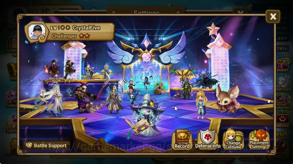 Summoners War: Sky Arena Accounts End-Game ASIA | Lv100 4LND(Dorothy,Azure Dragon Sword Light,Mi Ying,Arella) 36NB5 10