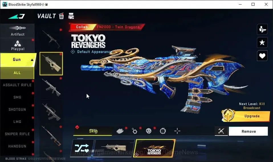 Blood Strike Accounts ASIA|ETERNAL DEagle|Collab TokRev[FN2000,MCX,Takem image 7