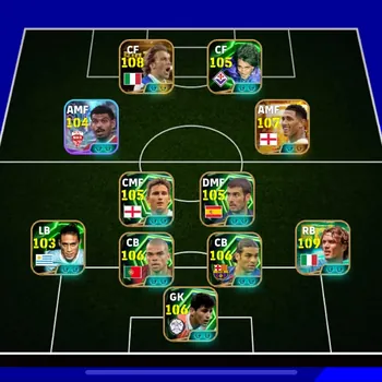 eFootball Accounts Legends & Iconic Players 8 MANAGER BOOSTER | COLECTIVE 3265+,BIGTIME ALESANDRO DEL PIERO x BIGTIME JUDE