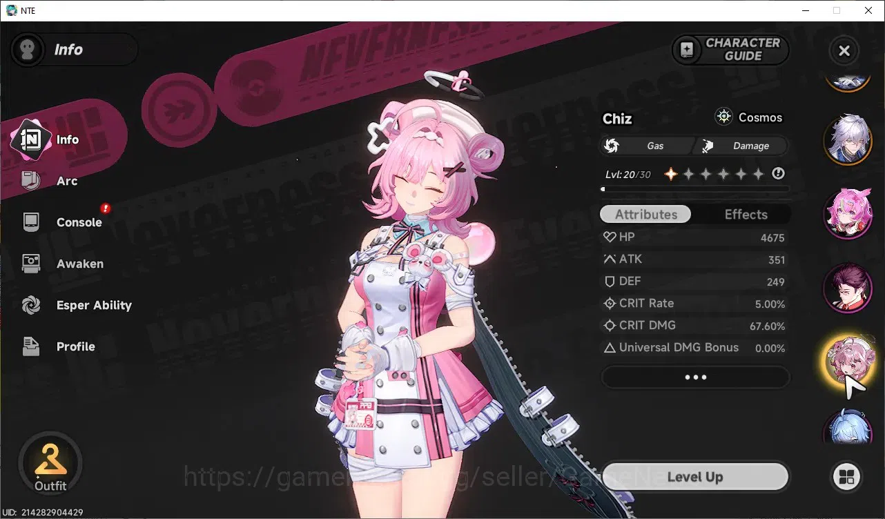 Neverness to Everness Accounts GLOBAL SEA|HL 45|TL 27|3k Annulith|7 SSR(Hotori,Na image 11