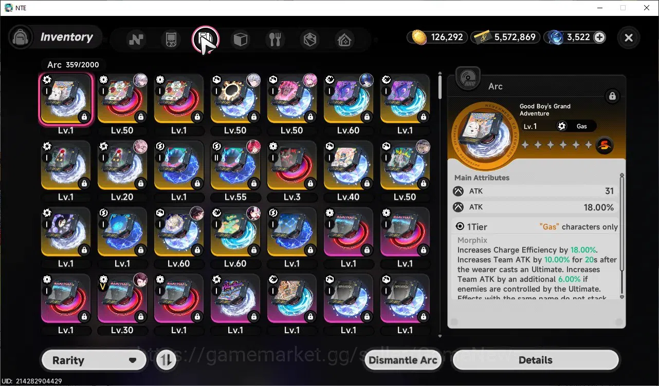 Neverness to Everness Accounts GLOBAL SEA|HL 45|TL 27|3k Annulith|7 SSR(Hotori,Na image 18