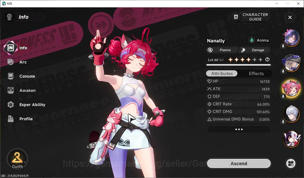 Neverness to Everness Accounts GLOBAL SEA|HL 45|TL 27|3k Annulith|7 SSR(Hotori,Na image 6