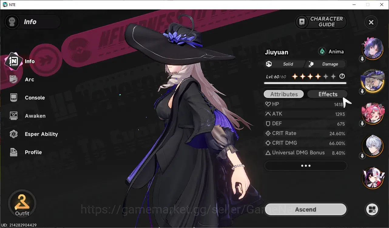 Neverness to Everness Accounts GLOBAL SEA|HL 45|TL 27|3k Annulith|7 SSR(Hotori,Na image 8