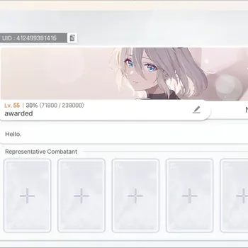 Chaos Zero Nightmare Accounts Global|Lv.55|5 SSR [Rossweisse EM2]+Sign,Fei,Adelheid,Rita,Haru|181 Rescue Anchor|Log