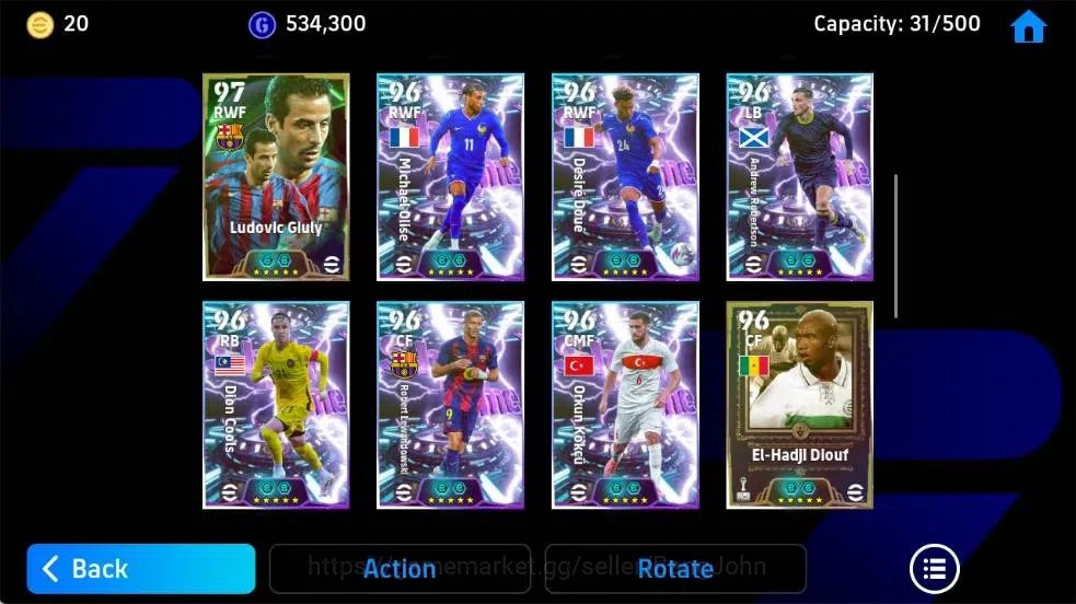 eFootball Accounts Android|PW 3183|Franco Baresi Epic,Giorgio Chlelin image 3
