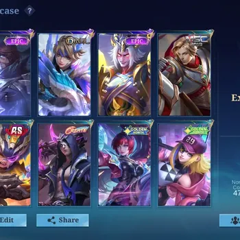 Mobile Legends: Bang Bang Accounts Others Global|Skin137|Expert|AnniversaryAkaki,Saber Johnson,Naruto Vale,DragonT