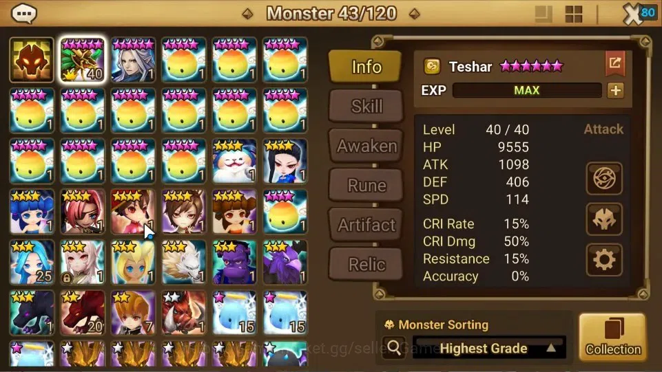 Summoners War: Sky Arena Accounts ASIA|Lv 26|Ready Gacha|103 12 YSC + 160 11 YSC + 3 image 8