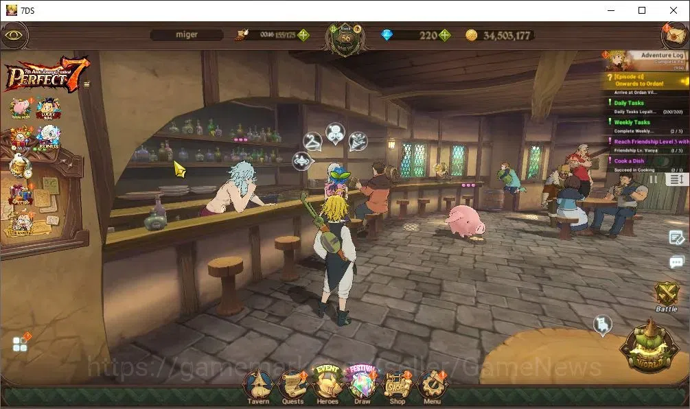 The Seven Deadly Sins: Grand Cross Accounts GLOBAL|1M CC|220 DM|20 LS|3 LR+6 UR|Nemesis Meliod image 1