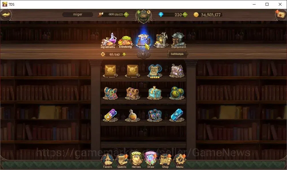 The Seven Deadly Sins: Grand Cross Accounts GLOBAL|1M CC|220 DM|20 LS|3 LR+6 UR|Nemesis Meliod image 14