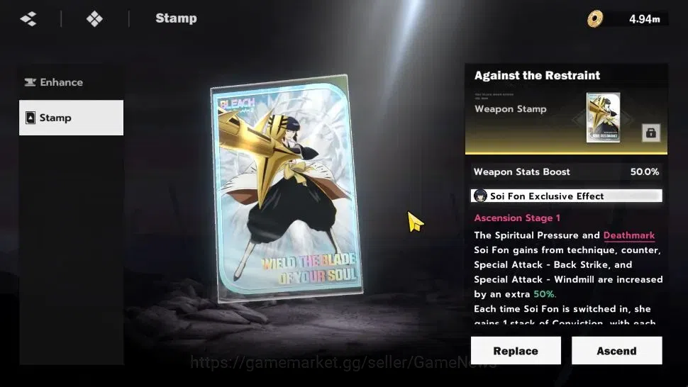 BLEACH: Soul Resonance Accounts NuverseSEA Starter LV 48|5 SSR [(Soi FonB1, Yoruic image 4