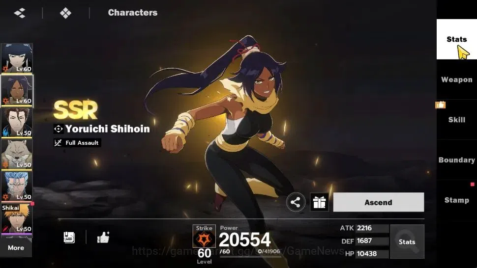 BLEACH: Soul Resonance Accounts NuverseSEA Starter LV 48|5 SSR [(Soi FonB1, Yoruic image 7