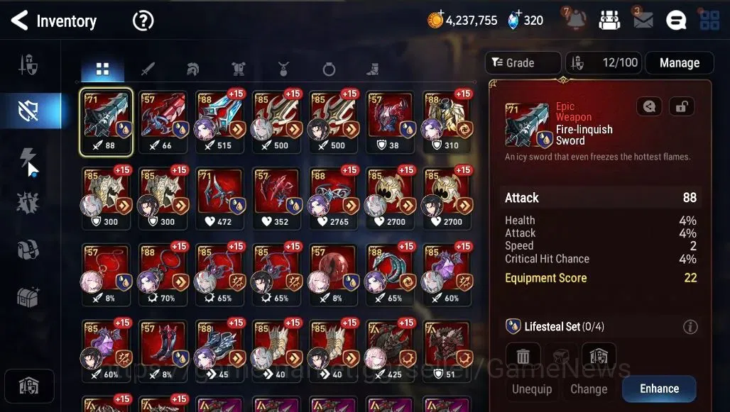 Epic Seven Accounts GLOBAL Unverif|NewEra|3 ML(NM Luna,DK Sharun,WOTM image 14