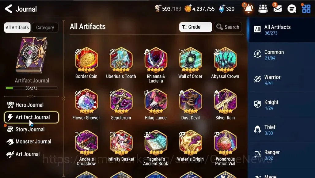 Epic Seven Accounts GLOBAL Unverif|NewEra|3 ML(NM Luna,DK Sharun,WOTM image 6