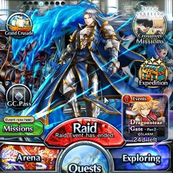 Grand Summoners End-Game Global|Rank 77|21 Ascend+6 TW|(Paladin Roy,H Inumu image 1