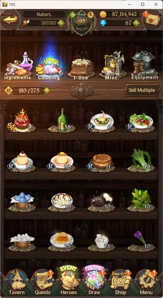 The Seven Deadly Sins: Grand Cross Accounts ASIA|4,8M CC|67 DM+31 LS|5 LR+8 UR+Many Collab|NMe image 20