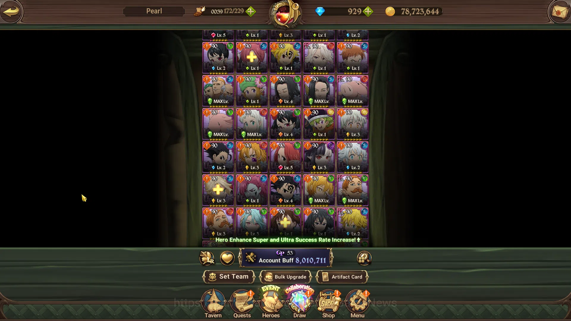 The Seven Deadly Sins: Grand Cross Accounts Asia|929 Gems|14 UR + Collab (Solev,Fire Force,Mad image 7