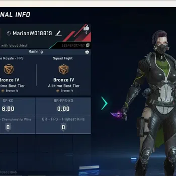 Blood Strike Accounts Rare Skin ASIA|Ultra Melee:Butterfly Knife - Starfall|1 Name-Changing Card|Check SS BS2954B