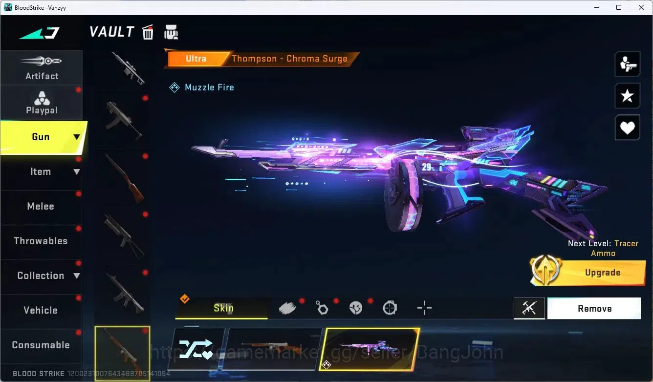 Blood Strike Accounts ASIA | Collab M700-Thunder Gun AOT | 7 Legendary S image 16