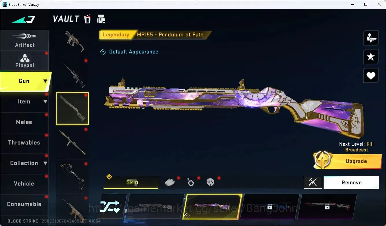 Blood Strike Accounts ASIA | Collab M700-Thunder Gun AOT | 7 Legendary S image 20