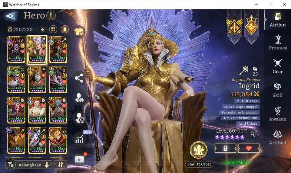 Watcher of Realms Accounts GLOBAL 60x|5,8M Power|14,7K Gems|10 Lord[IngridA4, image 13