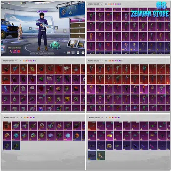 PUBG Mobile Accounts #8 PUBG Mobile Global | Glacier M416 + Jujutsu Kaisen | 680 Cosmetics 41 Mythic | 183 Outfit Sets | Lvl