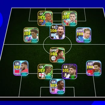 eFootball Accounts Legends & Iconic Players COLECTIVE 3210+ | SAMUEL ETOO x L SUAREZ x K DE BRYUNE x RUI COSTA x RIO