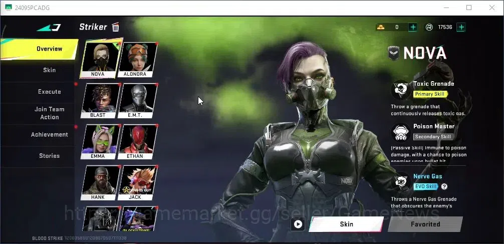Blood Strike Accounts Collab Skin ASIA|Ultra [Origin-12 JB,INP- Molten,AR97 Bit Strike,etc],Collab [KAG-9 Primal,Fal 3