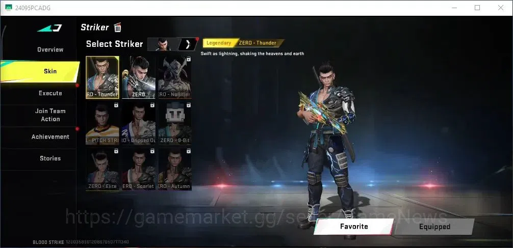 Blood Strike Accounts Collab Skin ASIA|Ultra [Origin-12 JB,INP- Molten,AR97 Bit Strike,etc],Collab [KAG-9 Primal,Fal 6