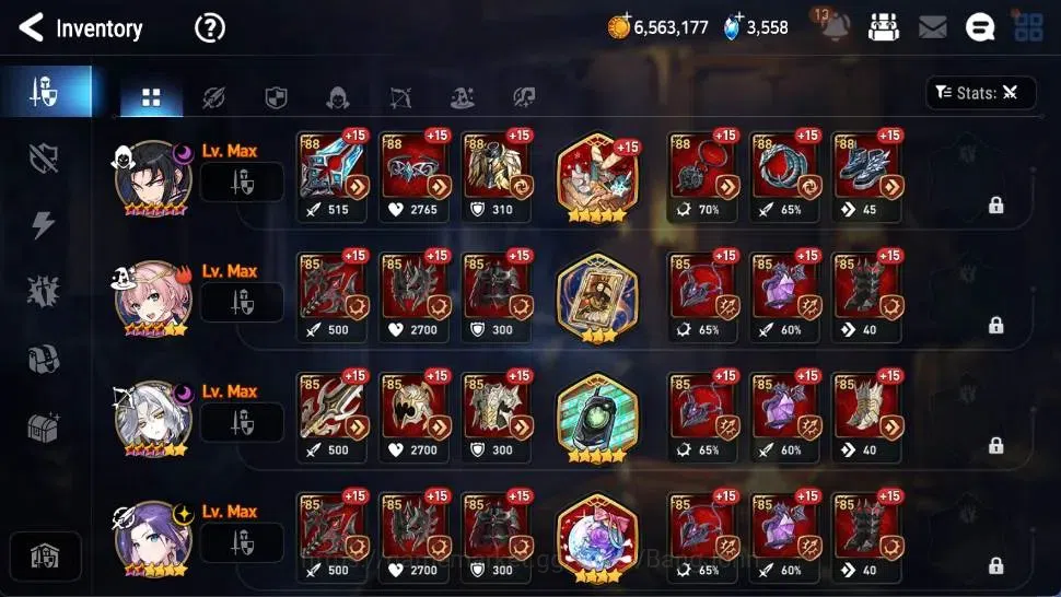 Epic Seven Accounts Global | Starter|3 ML(AVildred,BWIseria,R&L)|PoH+B image 11
