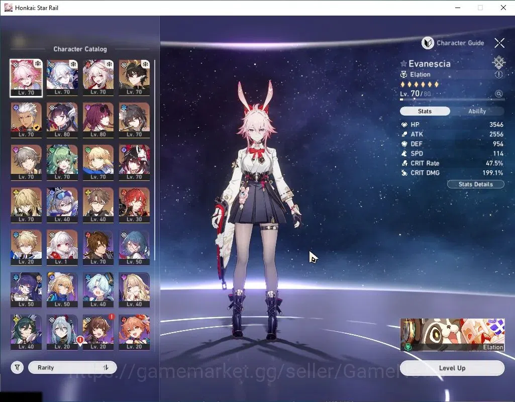Honkai Star Rail Accounts Asia|TL 65|13 Limited|Elation+Hyperc Prem Team|Spa image 4