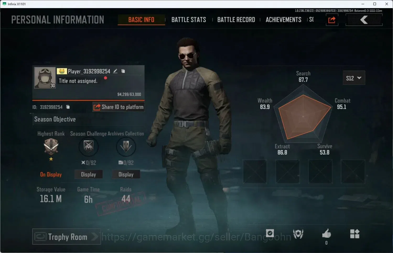 Arena Breakout Accounts Mobile | | LV 30 | SV 16.1 M | CV 6.6 M | ET USAS- image 1