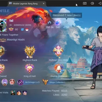 Mobile Legends: Bang Bang Accounts Others Hero 133|Skin 576|4 Legend(Fanny,Franco,Freya,Lunox),Full Naruto,3 KOF,2 JJK,2
