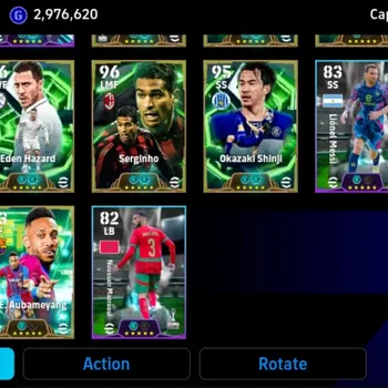 eFootball Accounts Others Android|PW 3168|Epic Kaka JohanCruyff Bergkamp Okazaki Hazard Serginho HadjiDiouf|Coach