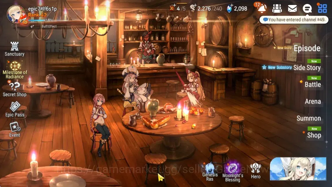 Epic Seven Accounts GLOBAL Unverif|New Era|6 ML(Salome,Ruele of Light, image 1