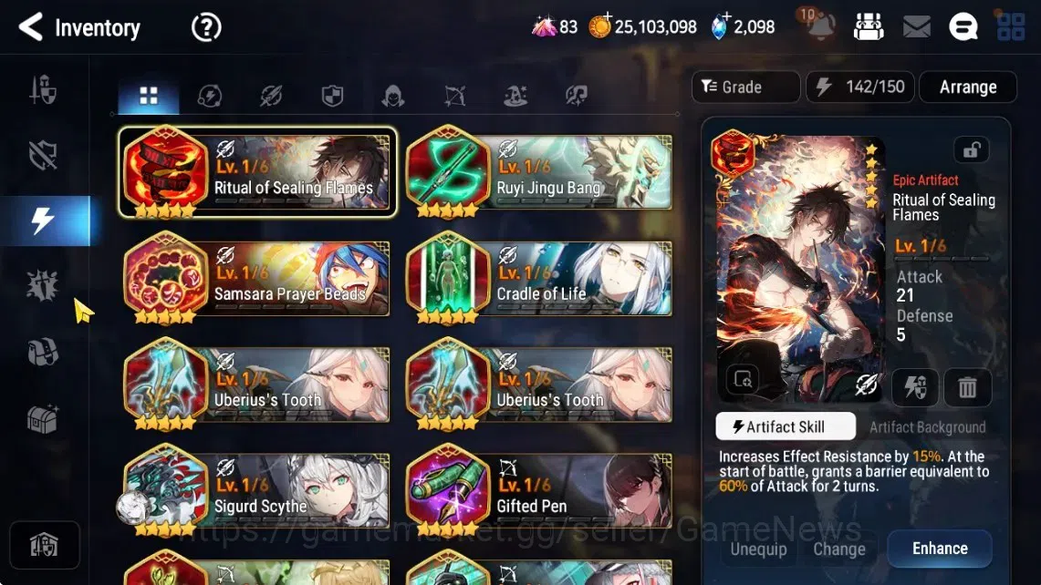 Epic Seven Accounts GLOBAL Unverif|New Era|6 ML(Salome,Ruele of Light, image 11