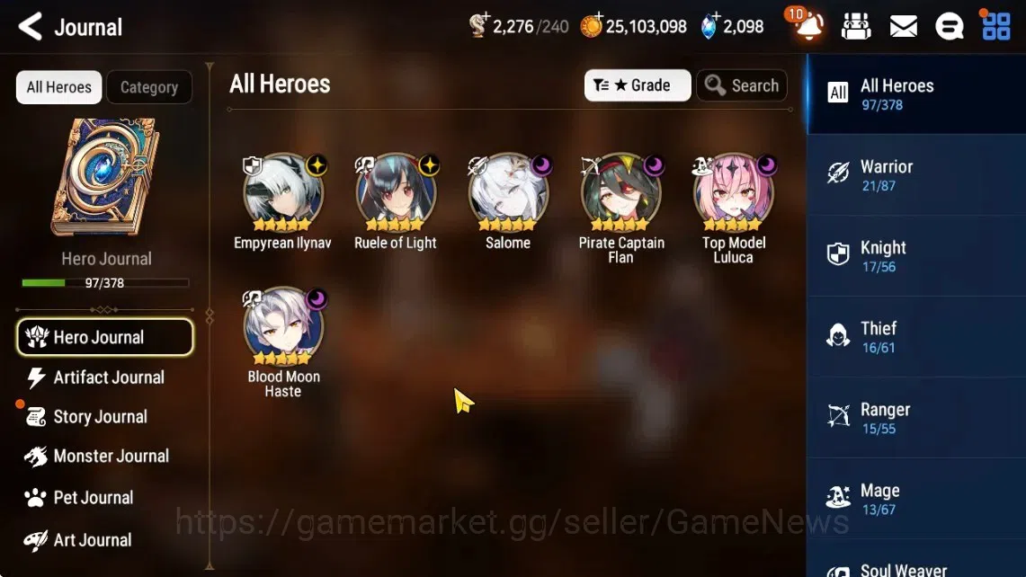 Epic Seven Accounts GLOBAL Unverif|New Era|6 ML(Salome,Ruele of Light, image 6