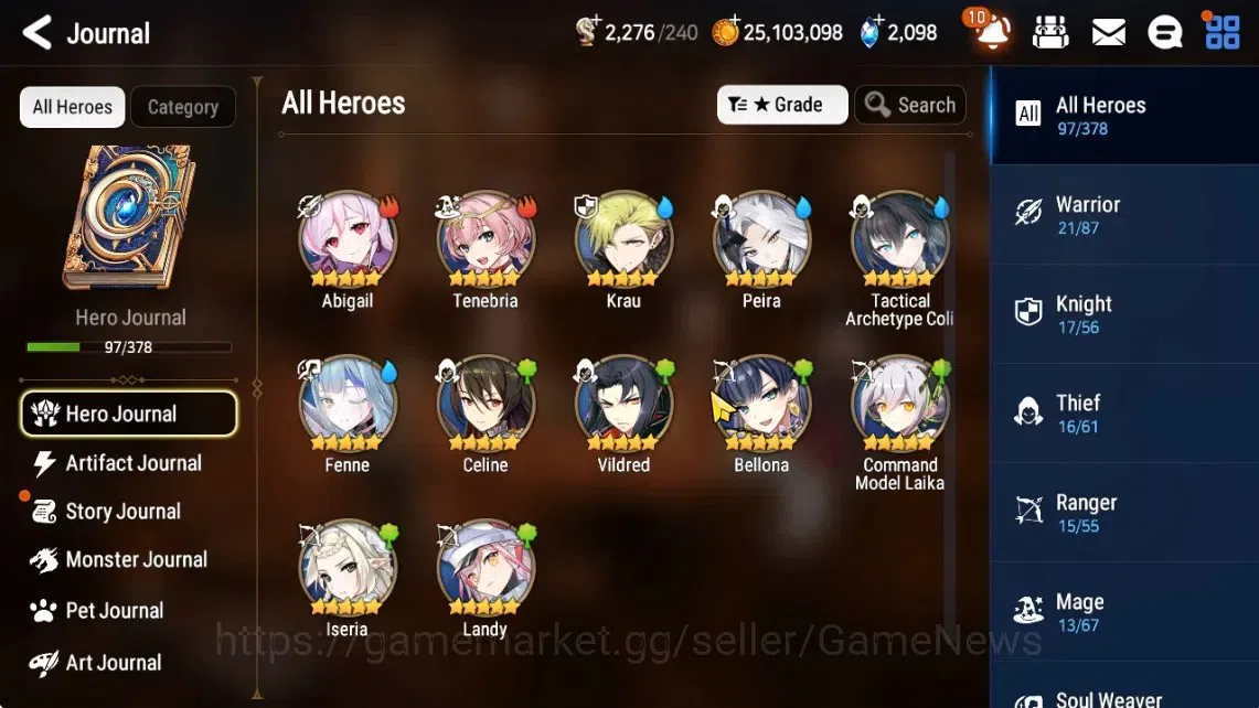 Epic Seven Accounts GLOBAL Unverif|New Era|6 ML(Salome,Ruele of Light, image 7