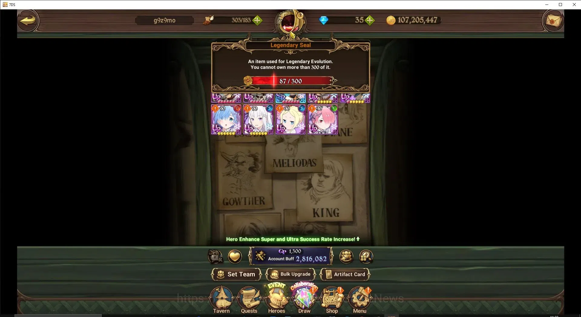 The Seven Deadly Sins: Grand Cross Accounts Global|2,8M CC|87 LS|2 LR+7 UR+Manny Collab|Helbra image 5